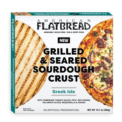10" Greek Isle - Grilled & Seared Sourdough Crust (Case of 6)